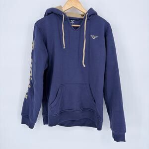 TuffRider Pullover Hoodie Large Navy Blue Equestrian‎